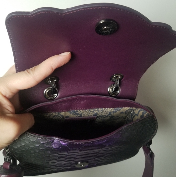 THALE BLANC AUDREY MICRO Metallic Purple Bag - Picture 15 of 16